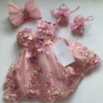 Vestido floral (recién nacida) envío en 2 semanas
