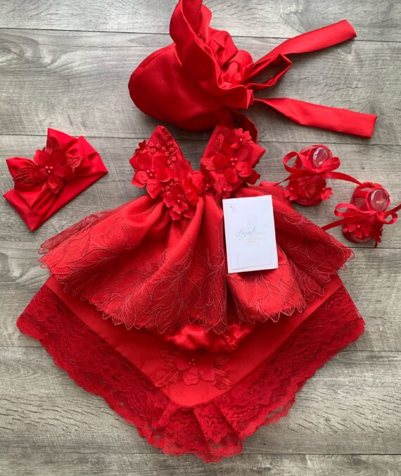 Recién nacida rojo con sabana (envio de 1 a 2 semanas)