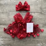 Estilo camisa rojo navidad (6 a 12 meses)