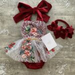 6 a 12 meses floral navidad
